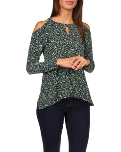 MICHAEL Michael Kors Floral Cold-Shoulder Top | Shirts & Tops