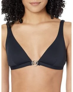 MICHAEL Michael Kors Essentials Solid Triangle Bikini Top | Swimwear 7 MICHAEL Michael Kors Essentials Solid Triangle Bikini Top | Swimwear -Outlet Michael Kors Store 81ixS6DZRbL. AC SR736920