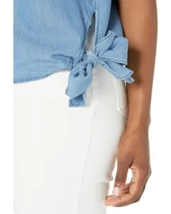 MICHAEL Michael Kors Tencel Side-Tie Top | Shirts & Tops -Outlet Michael Kors Store 81mcAP5n5VL. AC SR736920