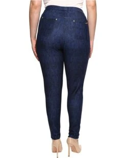 MICHAEL Michael Kors Plus Size Denim Pull-On Leggings in Blue Indigo | Jeans 6 MICHAEL Michael Kors Plus Size Denim Pull-On Leggings in Blue Indigo | Jeans -Outlet Michael Kors Store 81oCijmW40L. AC SR736920