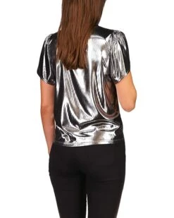 MICHAEL Michael Kors Foil Jersey Petal Sleeve Top | Shirts & Tops 5 MICHAEL Michael Kors Foil Jersey Petal Sleeve Top | Shirts & Tops -Outlet Michael Kors Store 81wQShyze8L. AC SR736920
