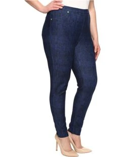 MICHAEL Michael Kors Plus Size Denim Pull-On Leggings in Blue Indigo | Jeans 7 MICHAEL Michael Kors Plus Size Denim Pull-On Leggings in Blue Indigo | Jeans -Outlet Michael Kors Store 91 lKayVsxL. AC SR736920