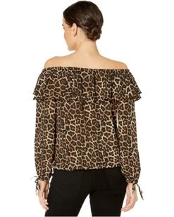 MICHAEL Michael Kors Ruffle Peasant Top | Shirts & Tops 6 MICHAEL Michael Kors Ruffle Peasant Top | Shirts & Tops -Outlet Michael Kors Store 910cuzzCdnL. AC SR736920