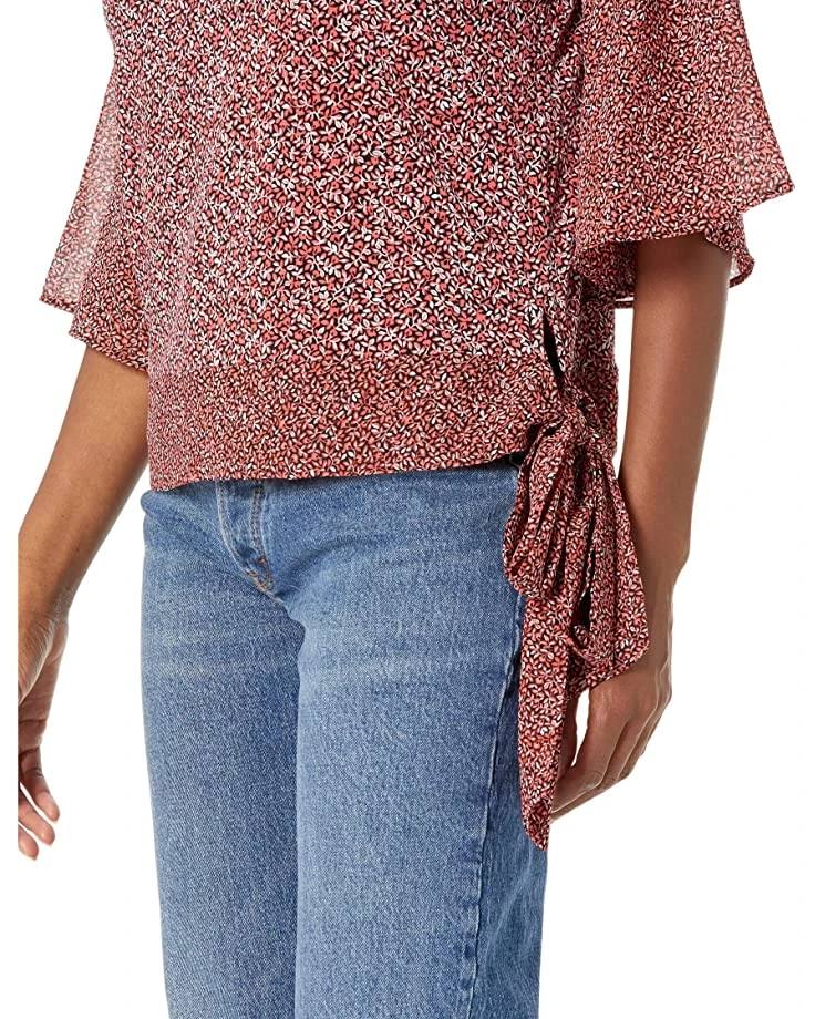 MICHAEL Michael Kors Spring Bud Combo Sleeve Top | Shirts & Tops 3 MICHAEL Michael Kors Spring Bud Combo Sleeve Top | Shirts & Tops - Image 3