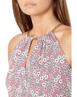 MICHAEL Michael Kors Petite Halter Chain Border Top | Shirts & Tops 6 MICHAEL Michael Kors Petite Halter Chain Border Top | Shirts & Tops -Outlet Michael Kors Store 917FtqoY6YL. AC SR736920