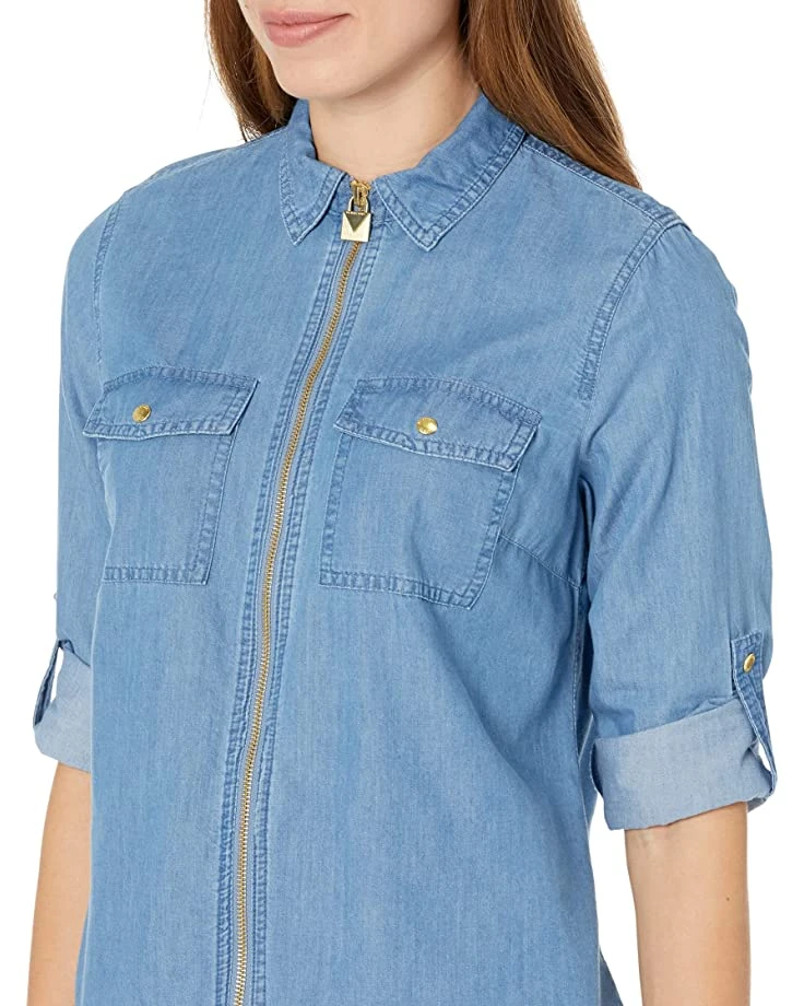 MICHAEL Michael Kors Tencel Dog Tag Top | Shirts & Tops 3 MICHAEL Michael Kors Tencel Dog Tag Top | Shirts & Tops - Image 3