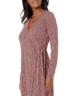 MICHAEL Michael Kors Bud Ring Wrap Long Sleeve Dress | Dresses 5 MICHAEL Michael Kors Bud Ring Wrap Long Sleeve Dress | Dresses -Outlet Michael Kors Store 91RWy43eVwL. AC SR736920