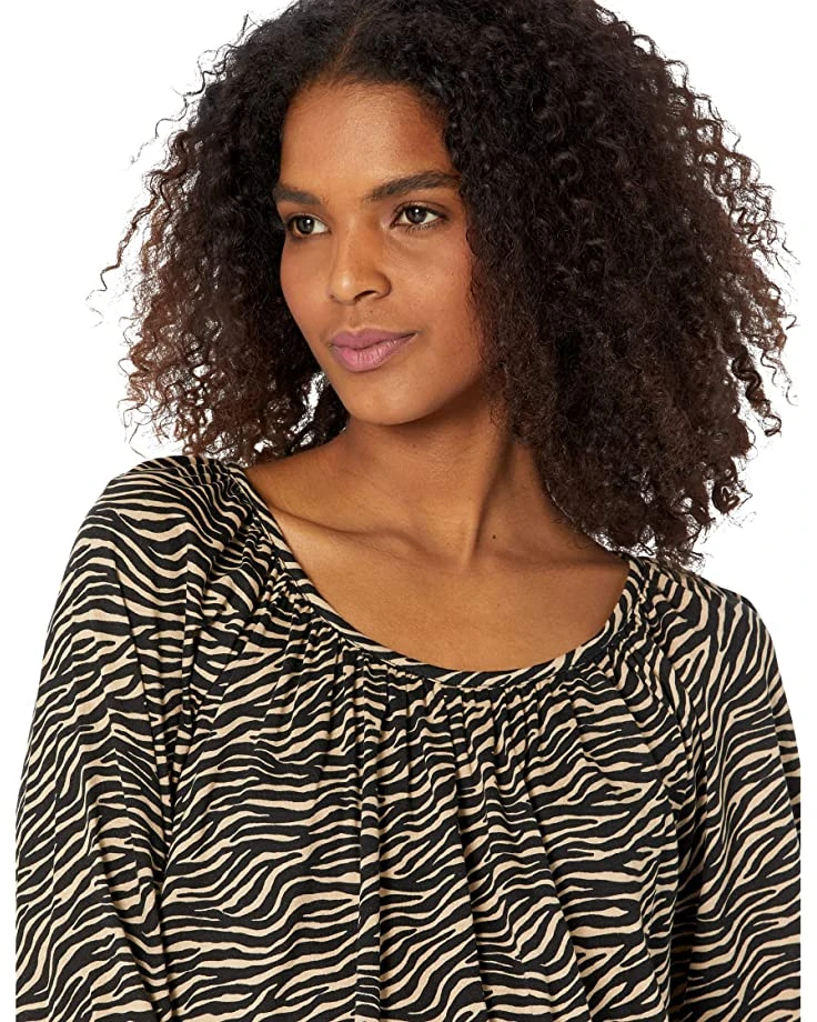 MICHAEL Michael Kors Tiger Peasant Top | Shirts & Tops 3 MICHAEL Michael Kors Tiger Peasant Top | Shirts & Tops - Image 3