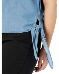 MICHAEL Michael Kors Plus Size Tencel Side Tie Top | Shirts & Tops 6 MICHAEL Michael Kors Plus Size Tencel Side Tie Top | Shirts & Tops -Outlet Michael Kors Store 91njNg2visL. AC SR736920
