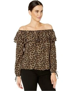 MICHAEL Michael Kors Ruffle Peasant Top | Shirts & Tops 7 MICHAEL Michael Kors Ruffle Peasant Top | Shirts & Tops -Outlet Michael Kors Store 91qrD70h6OL. AC SR736920